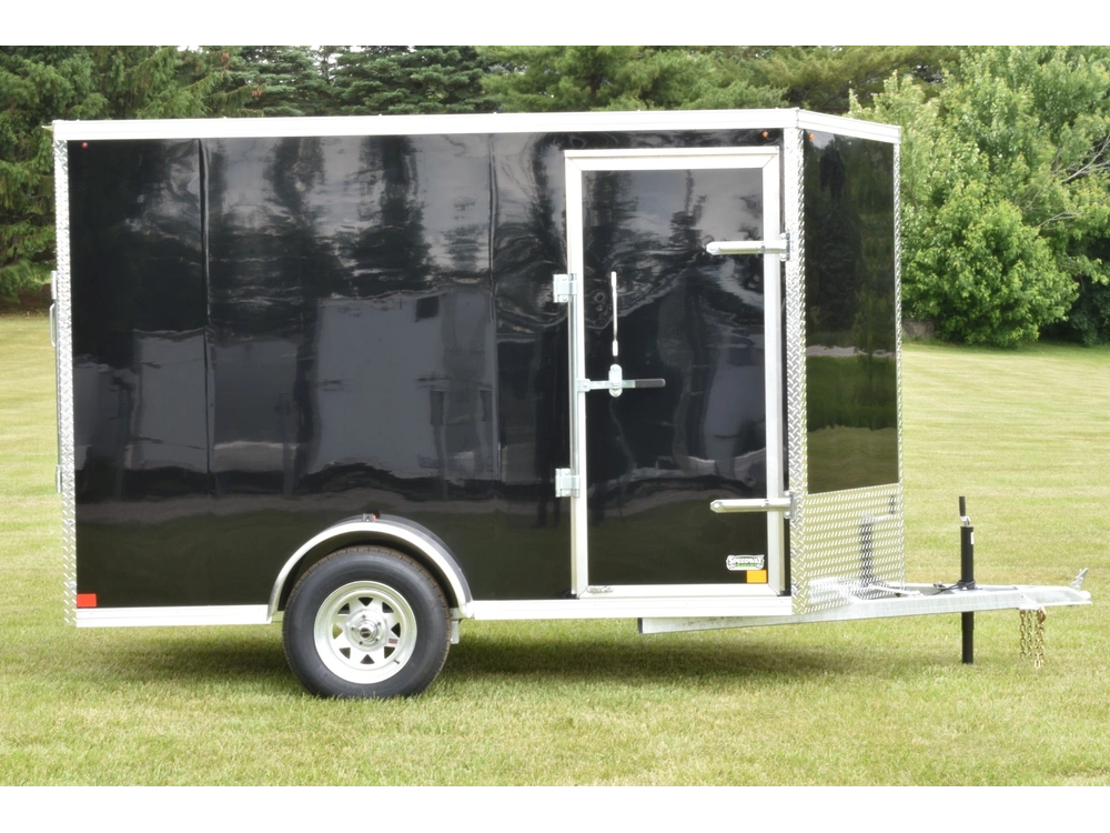 2026 Rhino Galvanized Enclosed 6' X 10' Single Axle (ramp) alt