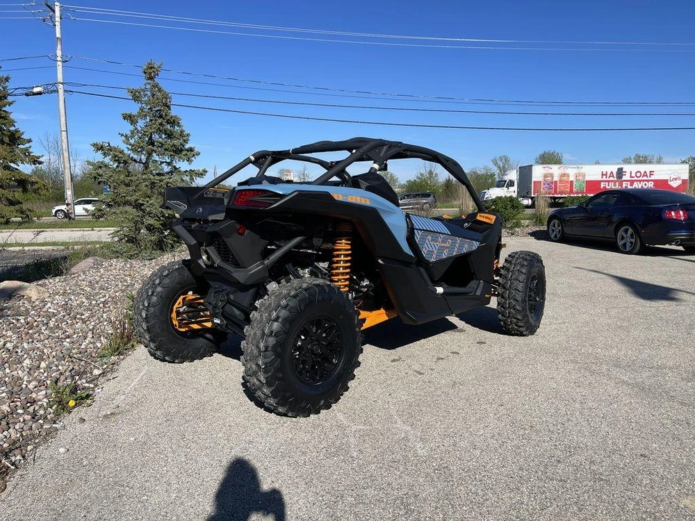 2026 Can-am Maverick X3 Ds Turbo Rr Scandi Blue & Orange Crush alt