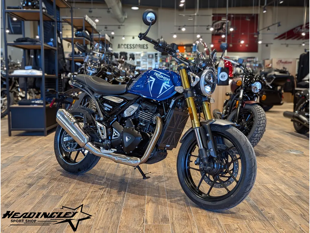 2024 Triumph Speed 400 // Caspian Blue/Storm Grey