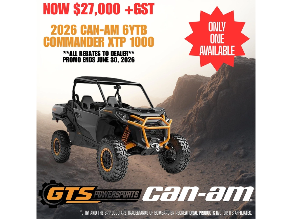 2026 Can-am 6ytb Commander Xtp 1000r alt