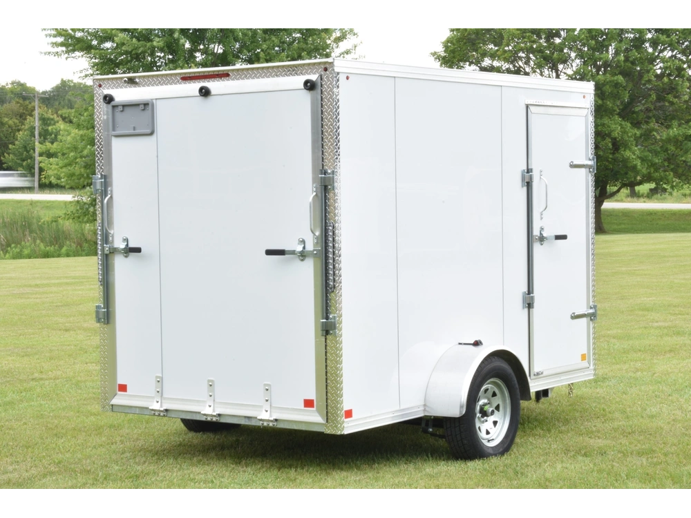 2026 Rhino Galvanized Enclosed 6' X 10' Sa Ramp alt