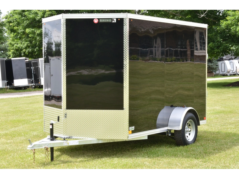2026 Rhino Galvanized Enclosed 6' X 10' Single Axle (ramp) alt