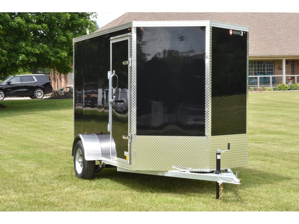 2026 Rhino Galvanized Enclosed 6' X 10' Single Axle (ramp) alt