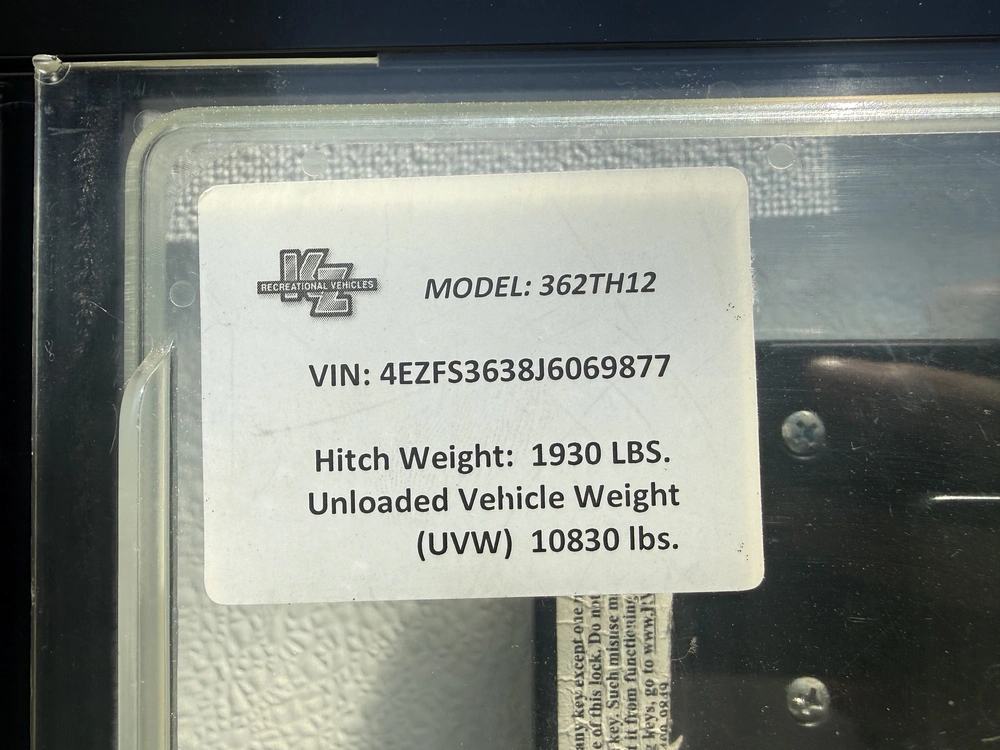 Kz-rv Sportster 362th12 2018 alt