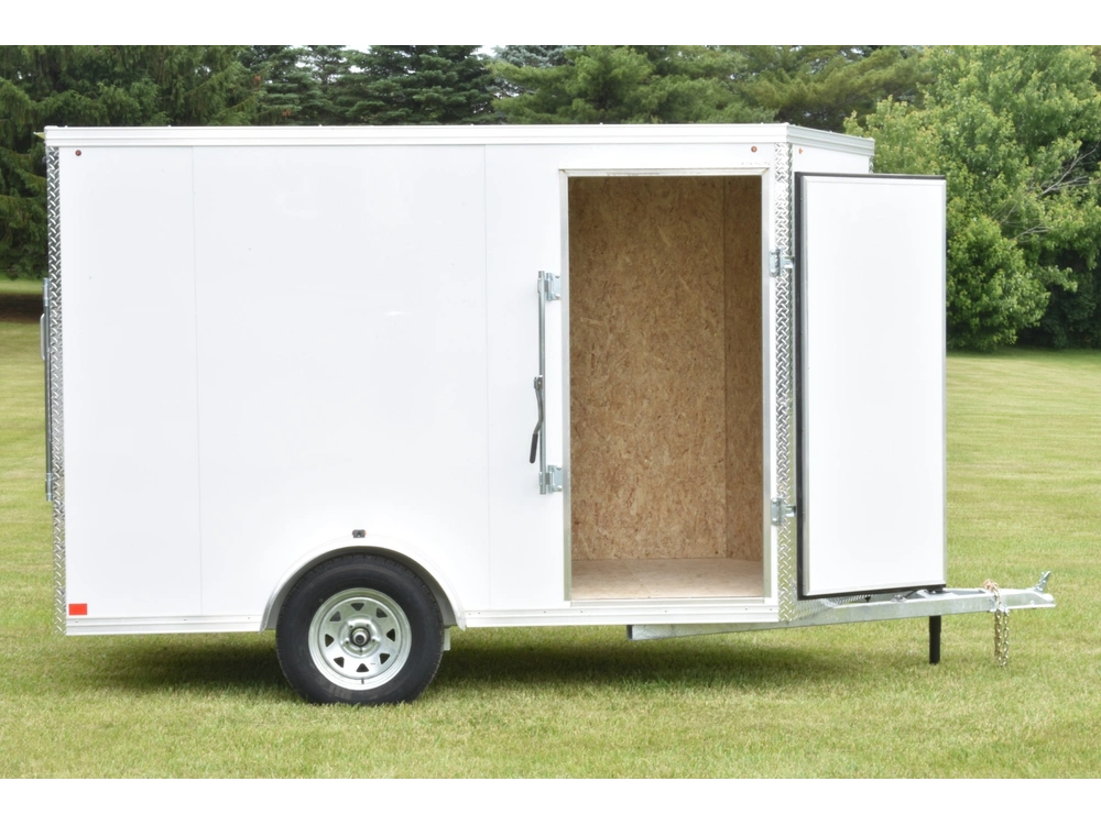 2026 Rhino Galvanized Enclosed 6' X 10' Sa Ramp alt