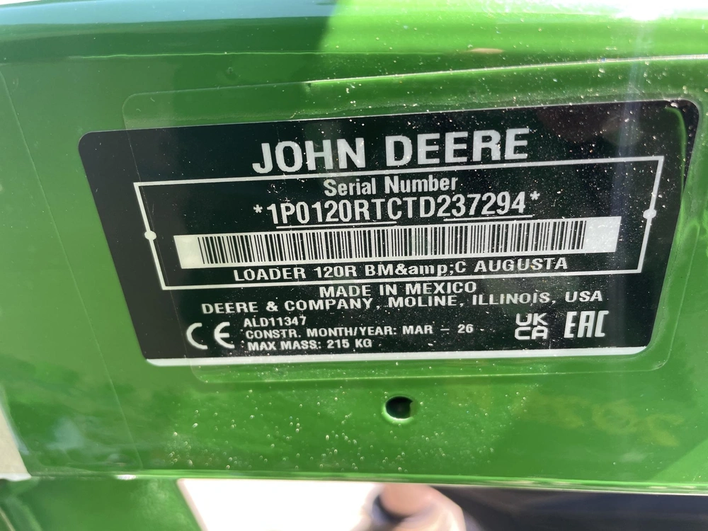 2026 John Deere 2025r alt