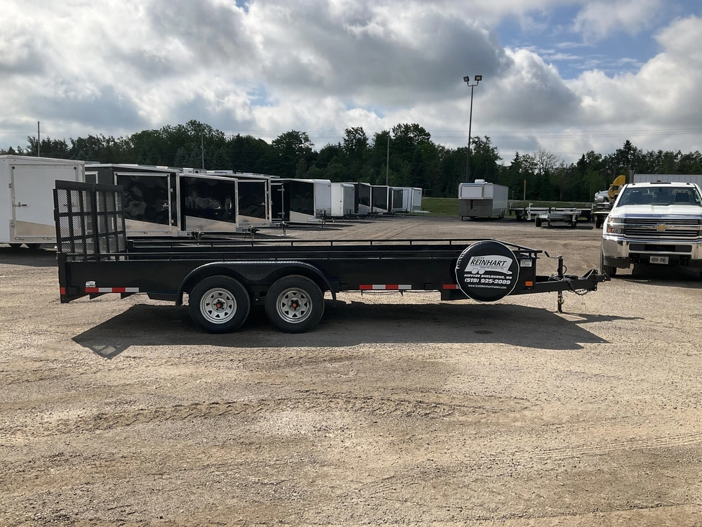 2021 Canada Trailers 82x18 3.5 Ton Landscape Trailer alt