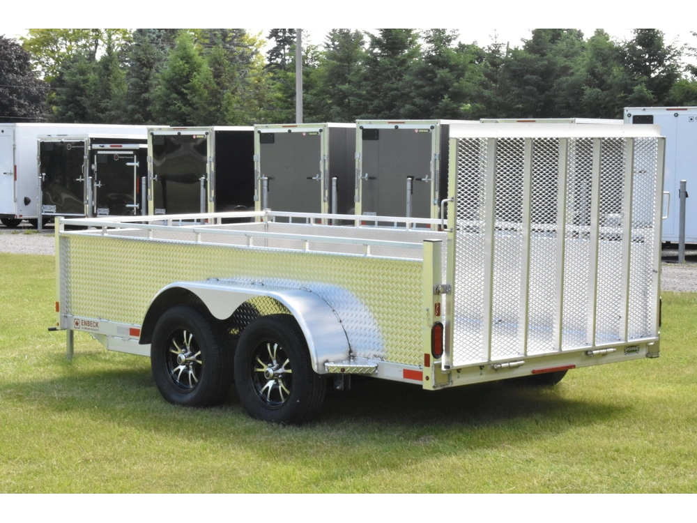 2026 Enbeck Aluminum Utility 6' X 12' Ta Hs alt