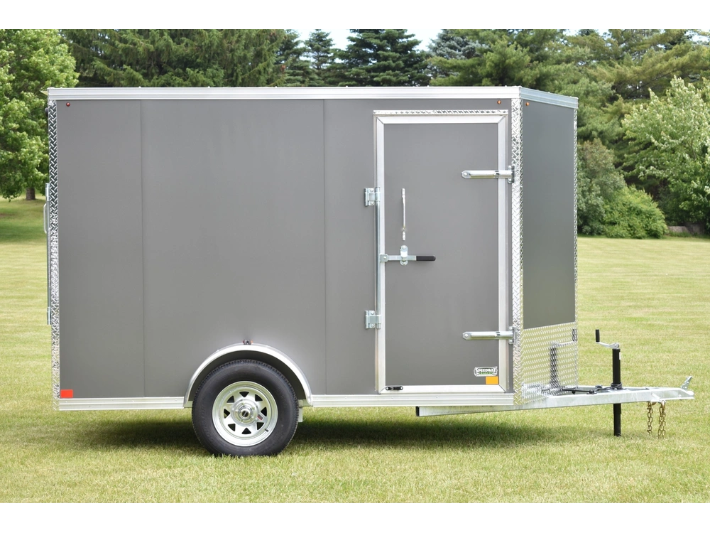 2026 Rhino Galvanized Enclosed 6' X 10' Sa Ramp alt