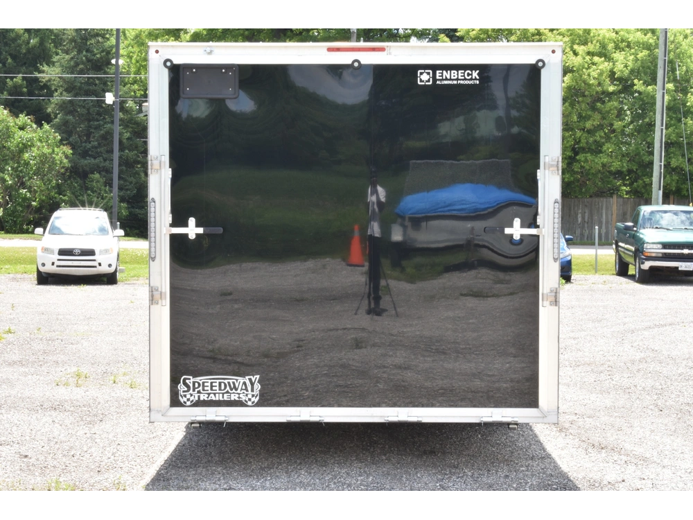 2026 Enbeck Aluminum Enclosed 8.5' X 24' Tandem Axle Car Hauler alt