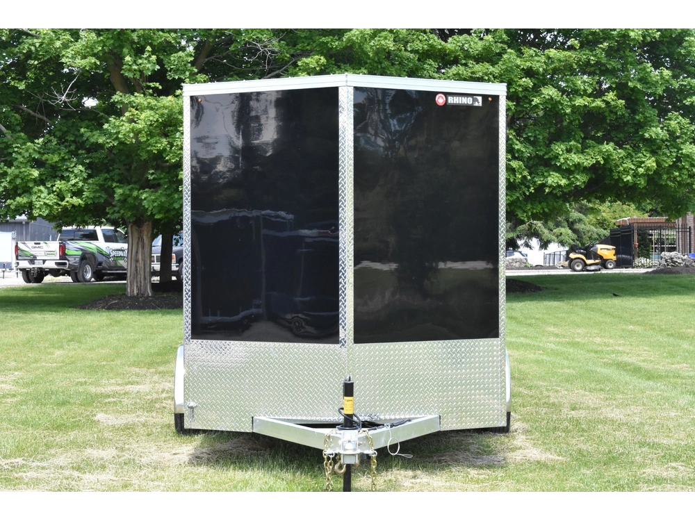 2026 Rhino Galvanized Enclosed 7' X 14' Ta Ramp alt