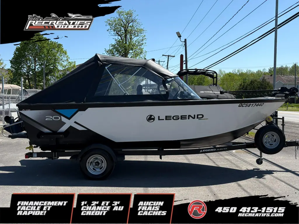 2017 Legend X20**MOTEUR MERCURY 150 FORCES** **20 PIEDS TOUT ÉQUIPÉ!!**