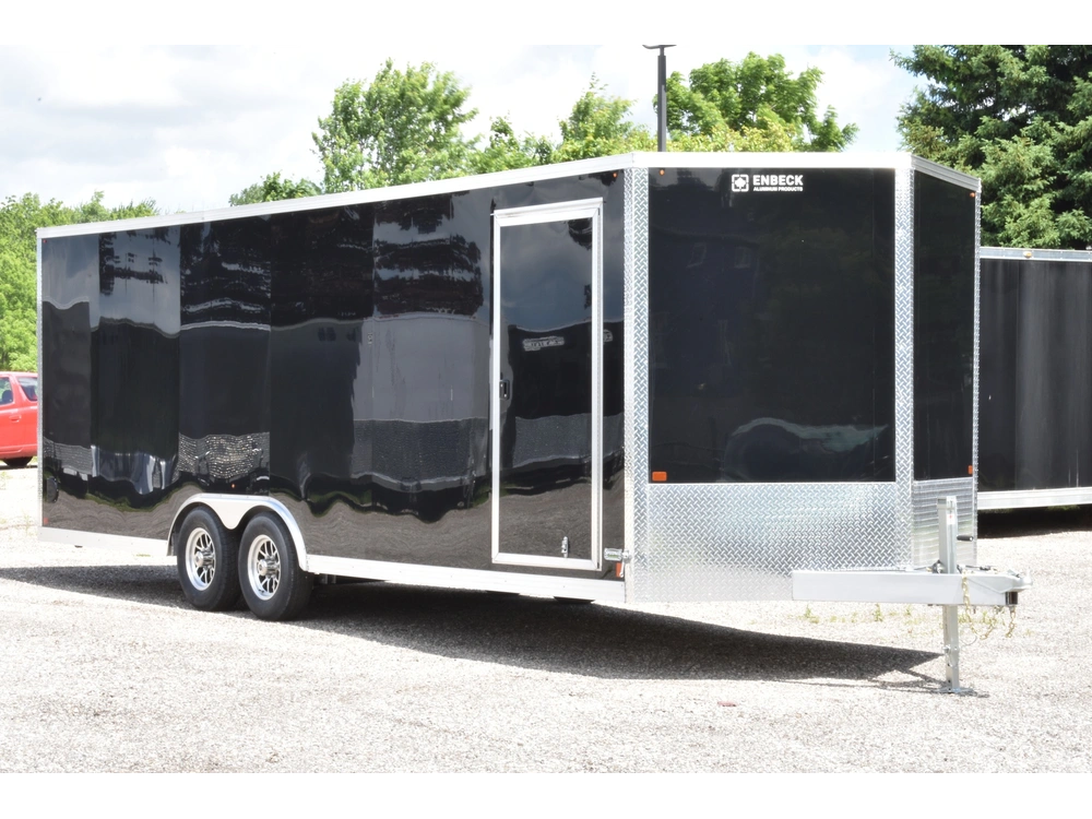 2026 Enbeck Aluminum Enclosed 8.5' X 24' Tandem Axle Car Hauler alt