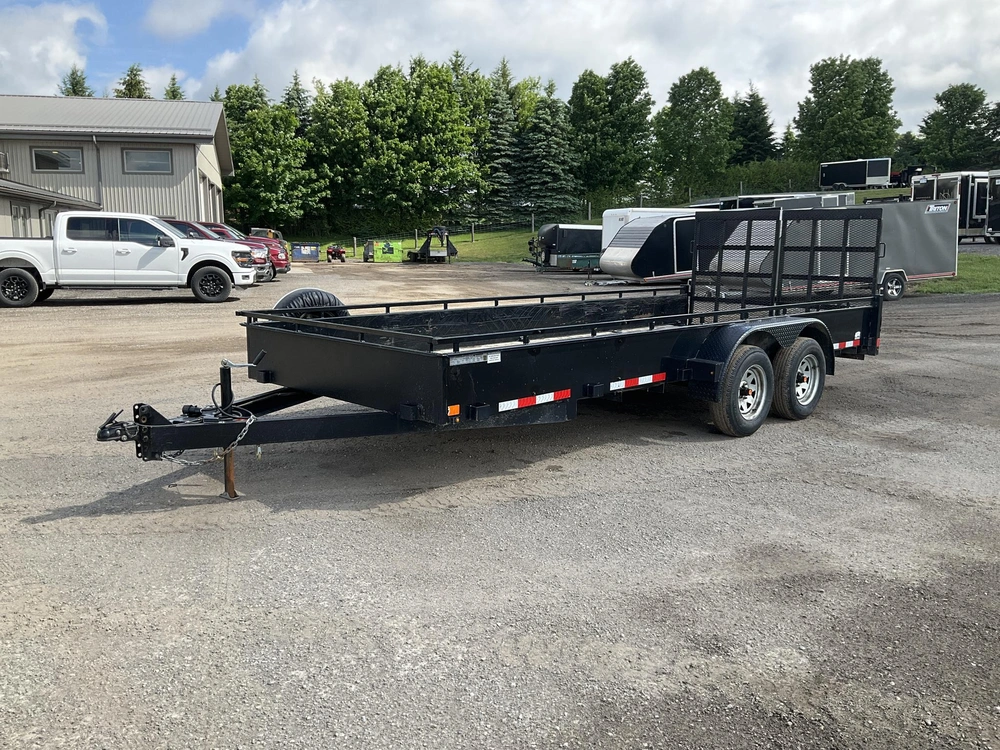2021 Canada Trailers 82x18 3.5 Ton Landscape Trailer alt
