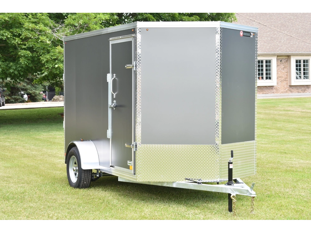 2026 Rhino Galvanized Enclosed 6' X 10' Sa Ramp alt