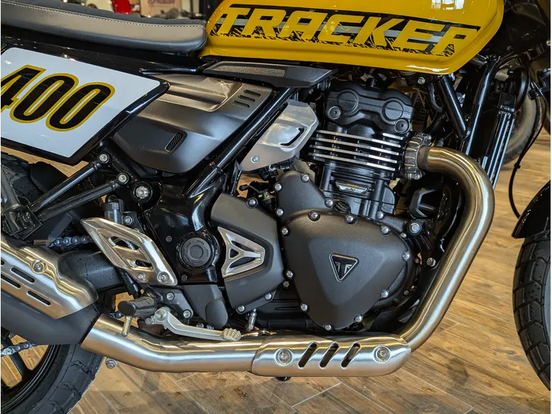 2027 Triumph Tracker 400 // Racing Yellow