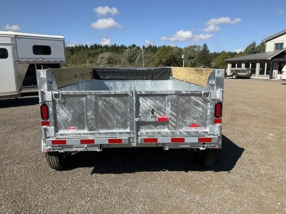 2027 Canada Trailers 6x10 5 Ton Galvanized Dump Trailer alt