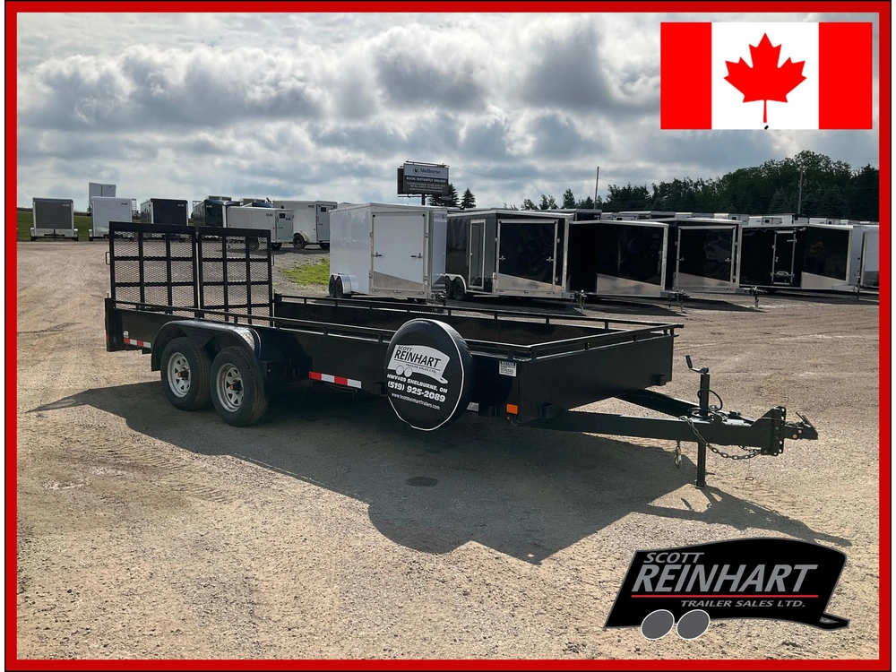 2021 Canada Trailers 82x18 3.5 Ton Landscape Trailer alt