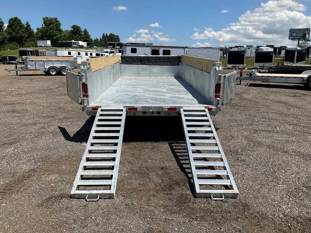 2027 Canada Trailers 83x16 7 Ton Galvanized Dump Trailer alt
