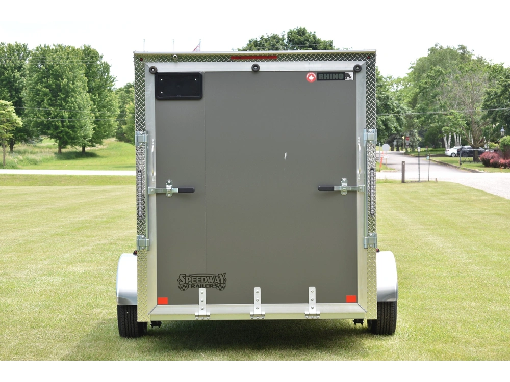 2026 Rhino Galvanized Enclosed 6' X 10' Single Axle (ramp) alt