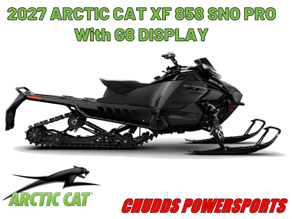 2027 Arctic Cat Xf 858 Sno Pro With Arctic Cat G8 Display alt