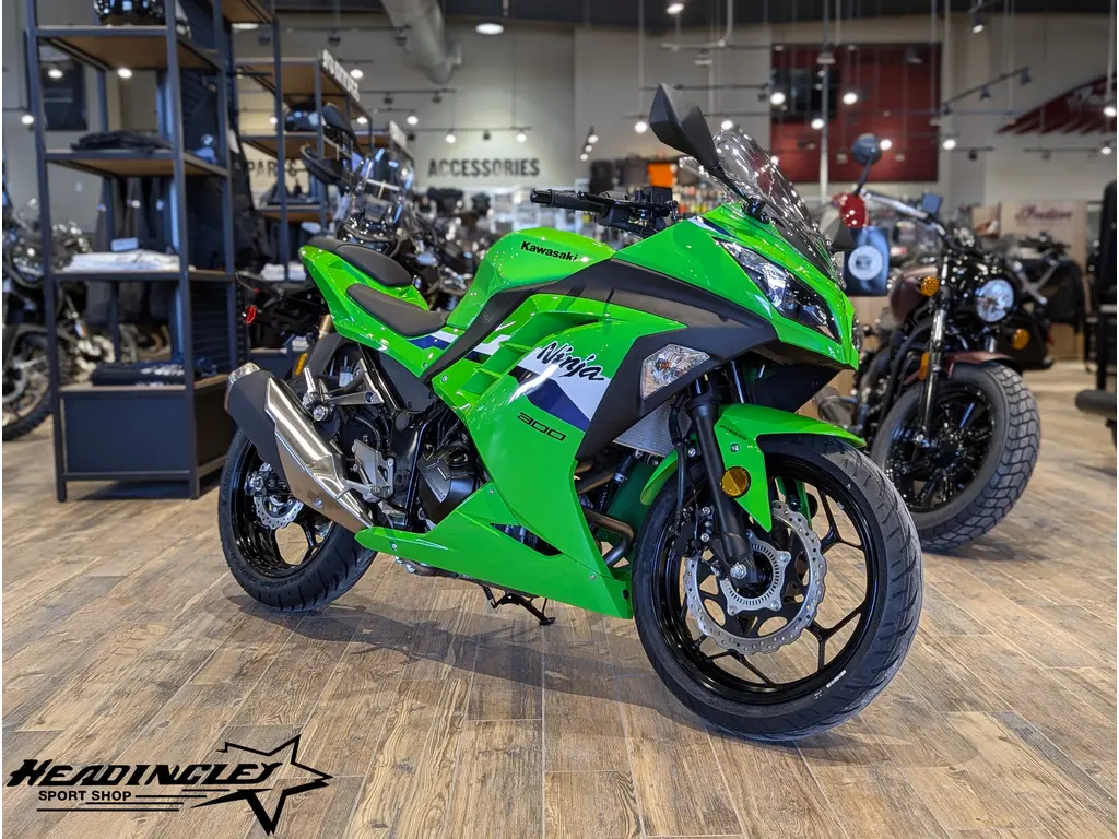 2026 Kawasaki Ninja 300 ABS // Lime Green 