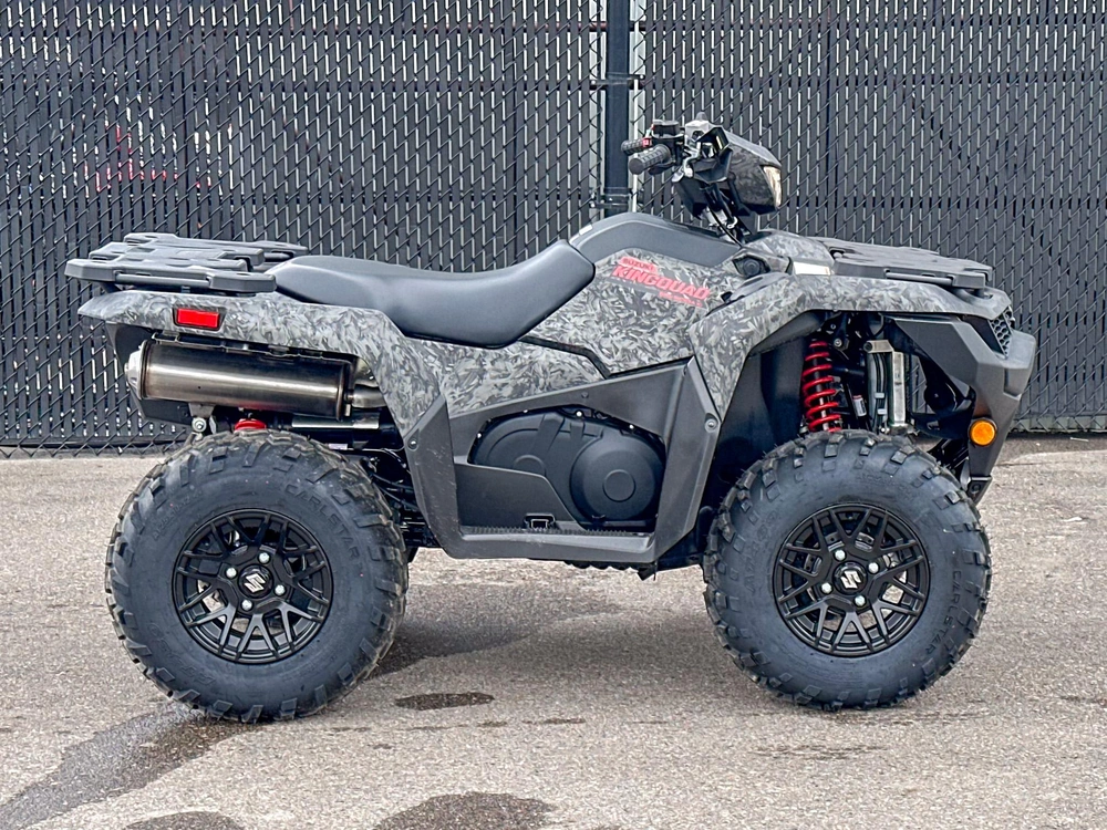 2026 Suzuki King Quad 500 Xpz - Cast Carbon, Mag Wheels alt