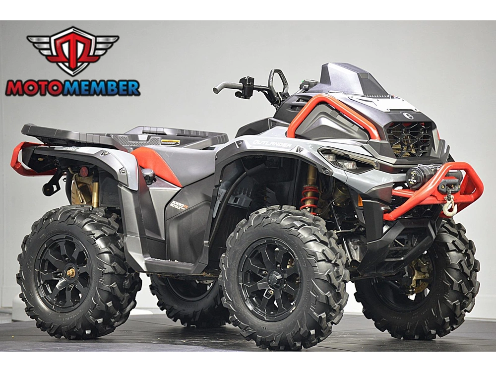 2025 Can-am Outlander X Mr 1000r Granite Grey & Legion Red alt