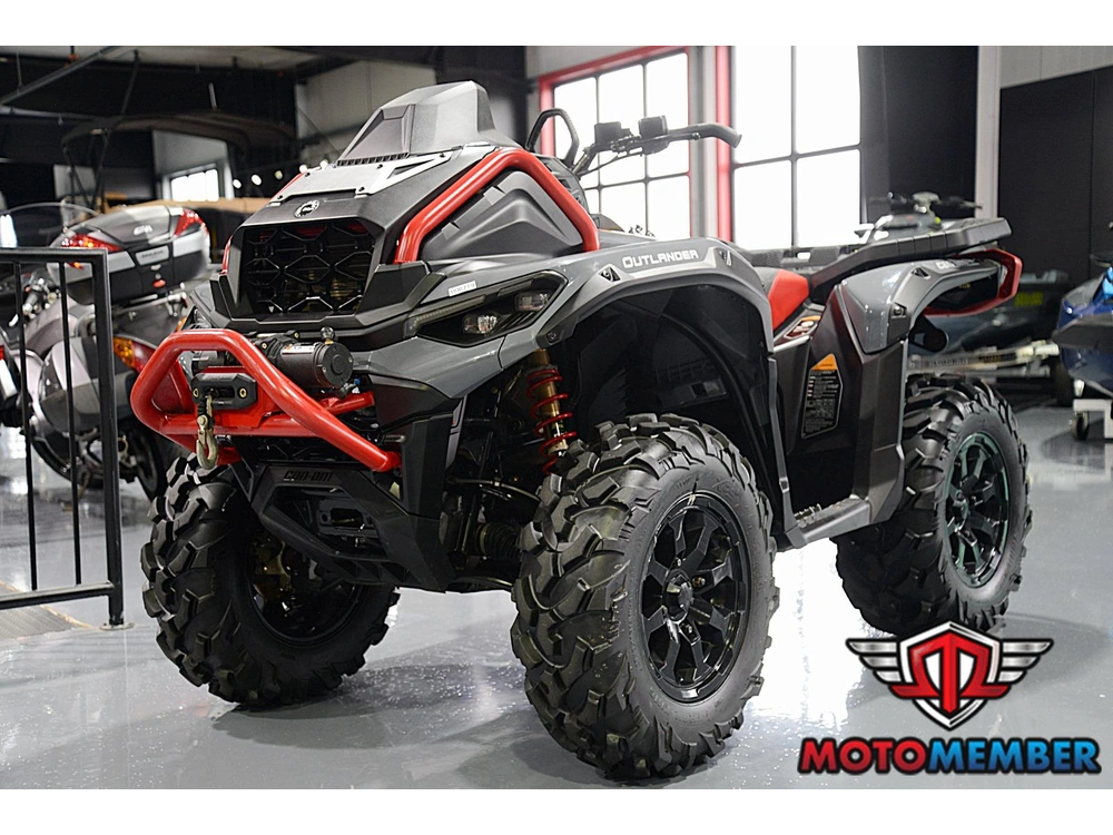 2025 Can-am Outlander X Mr 1000r Granite Grey & Legion Red alt