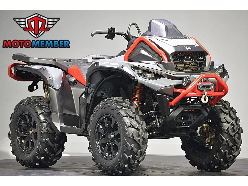2025 Can-am Outlander X Mr 1000r Granite Grey & Legion Red alt