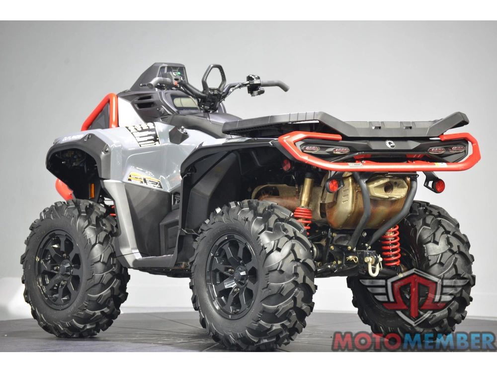 2025 Can-am Outlander X Mr 1000r Granite Grey & Legion Red alt