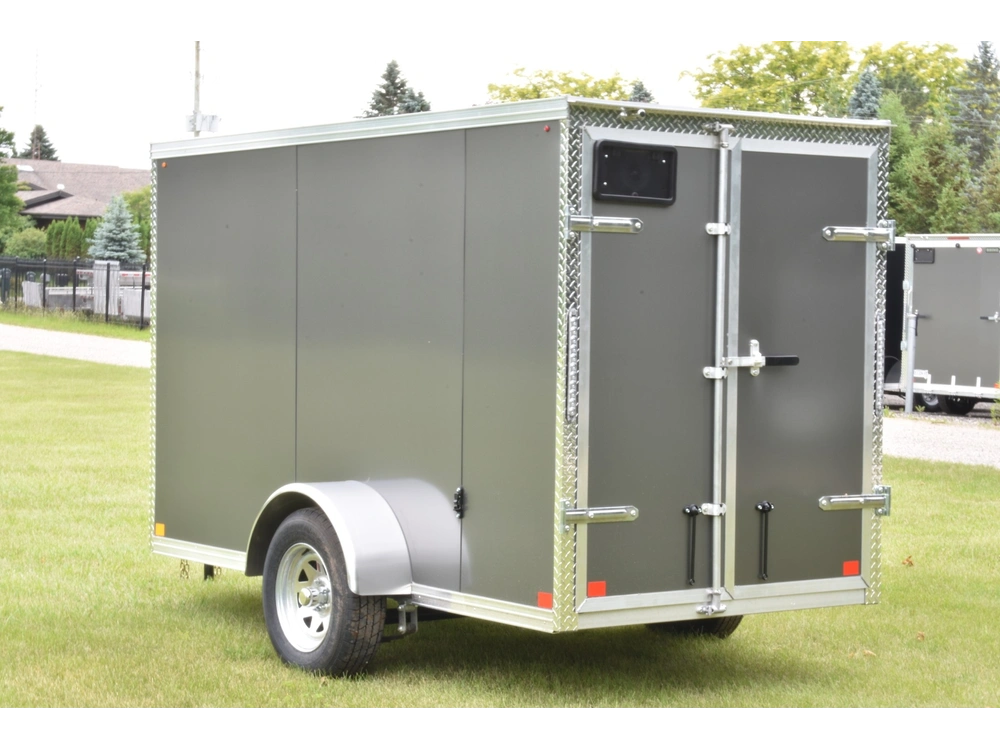 2026 Rhino Galvanized Enclosed 5' X 10' Single Axle (double Door) alt