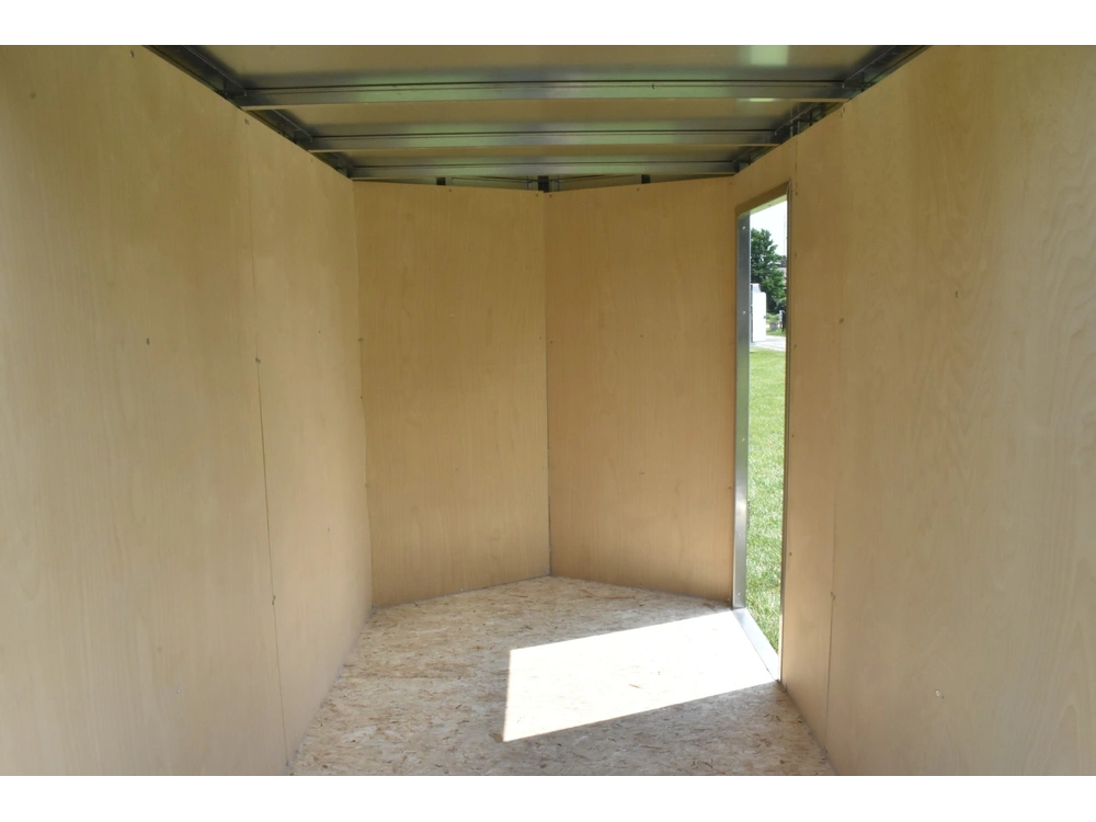 2026 Rhino Galvanized Enclosed 5' X 8' Sa Ramp Side-door alt