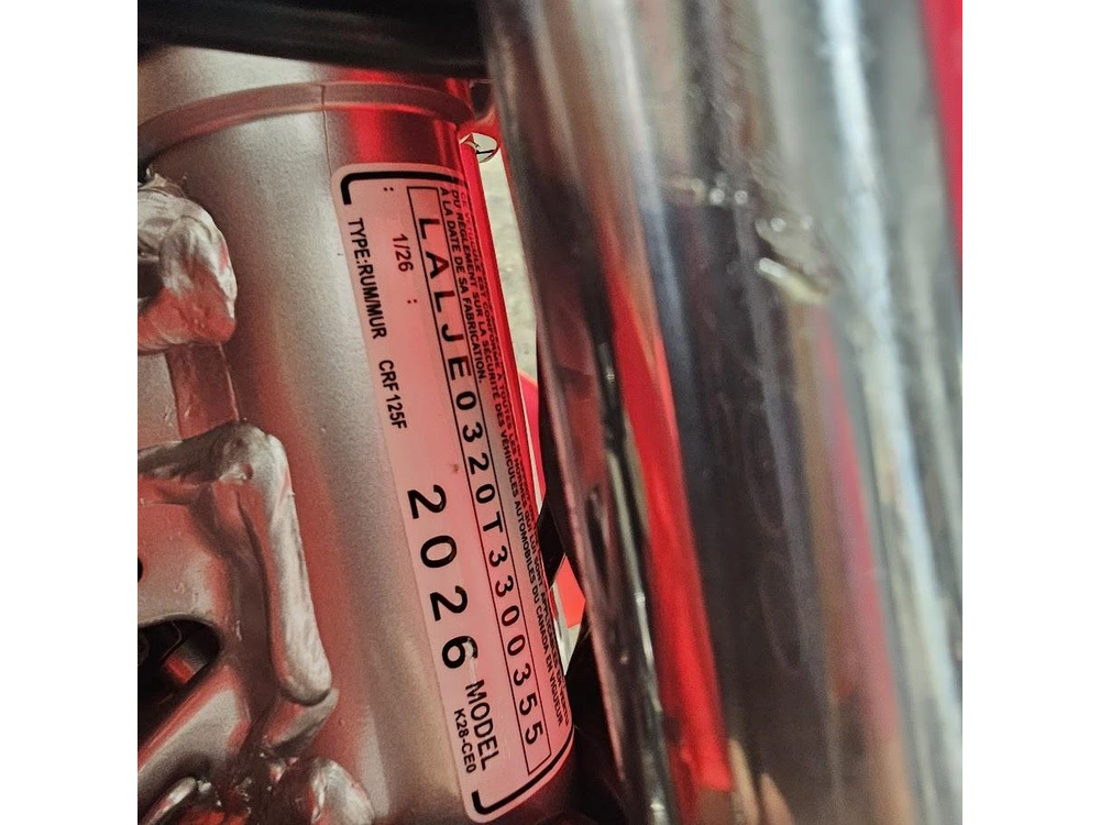 2026 Honda Crf125f alt