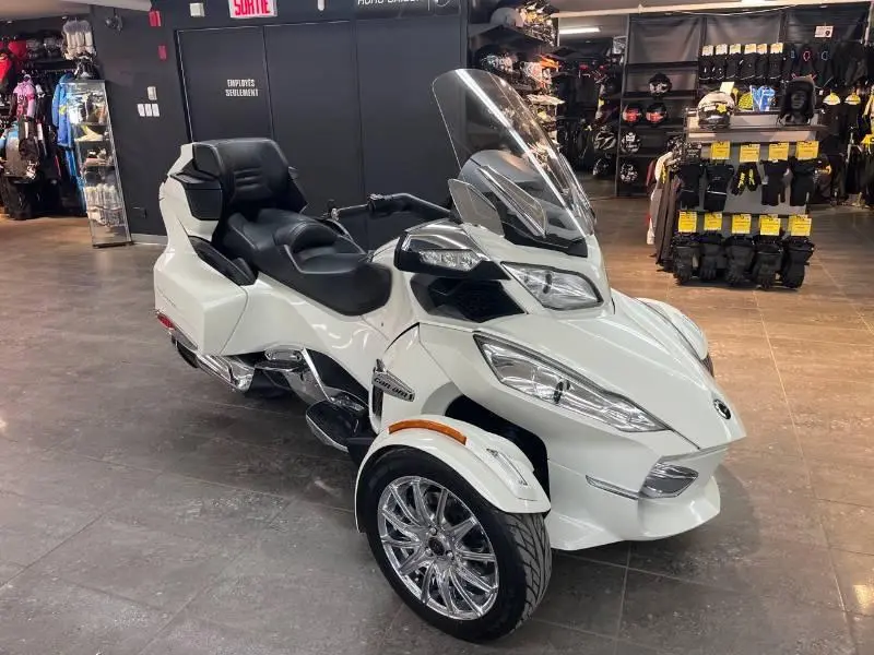 2013 Can-am Spyder Rt Ltd Se5 Blanc S/noir alt