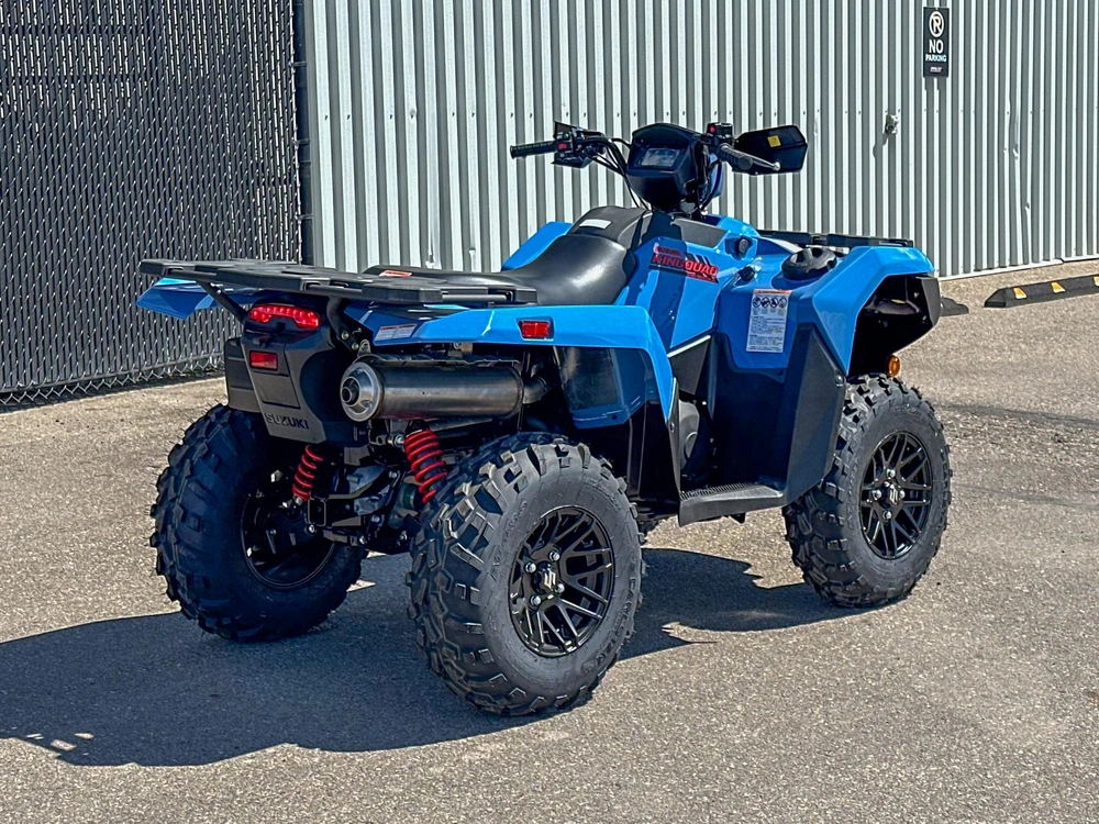 2026 Suzuki King Quad 500 Xpz - Armoured Blue Grey, Mag Wheels alt