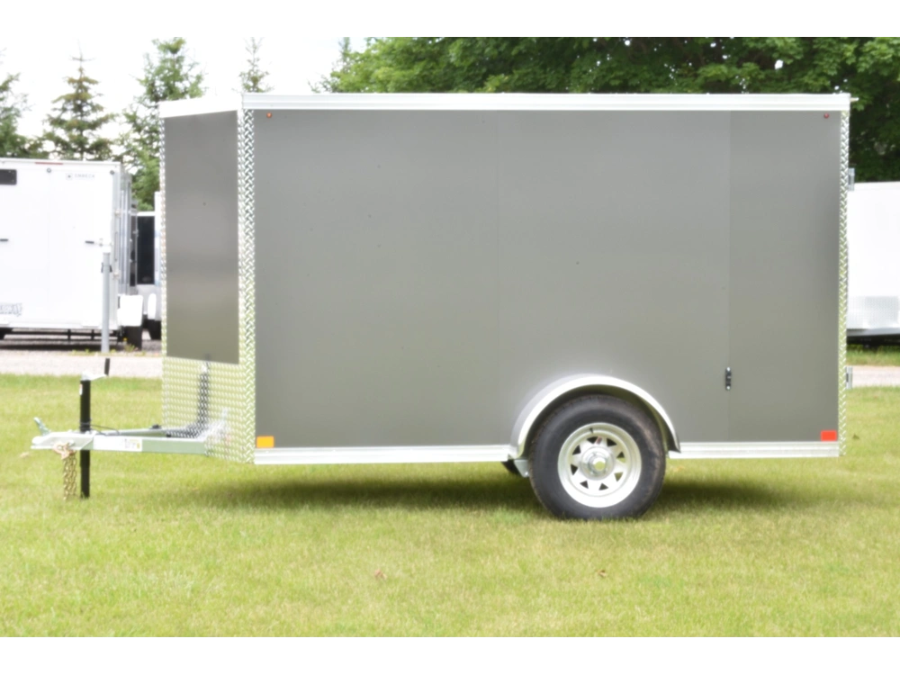 2026 Rhino Galvanized Enclosed 5' X 10' Single Axle (double Door) alt