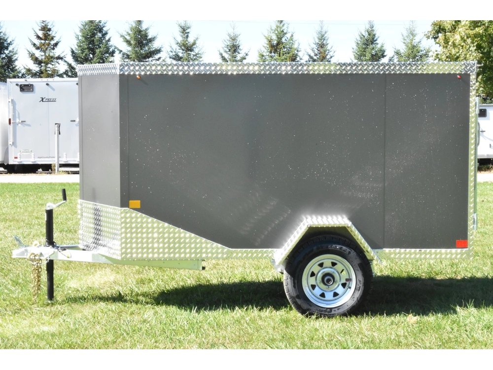2026 Rhino Galvanized Enclosed 4' X 8' Sa alt