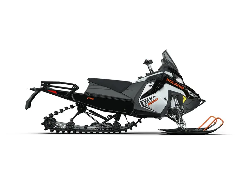 2027 Polaris 650 Voyageur SP 146 White Lightning / Gloss Black / Orange Burst