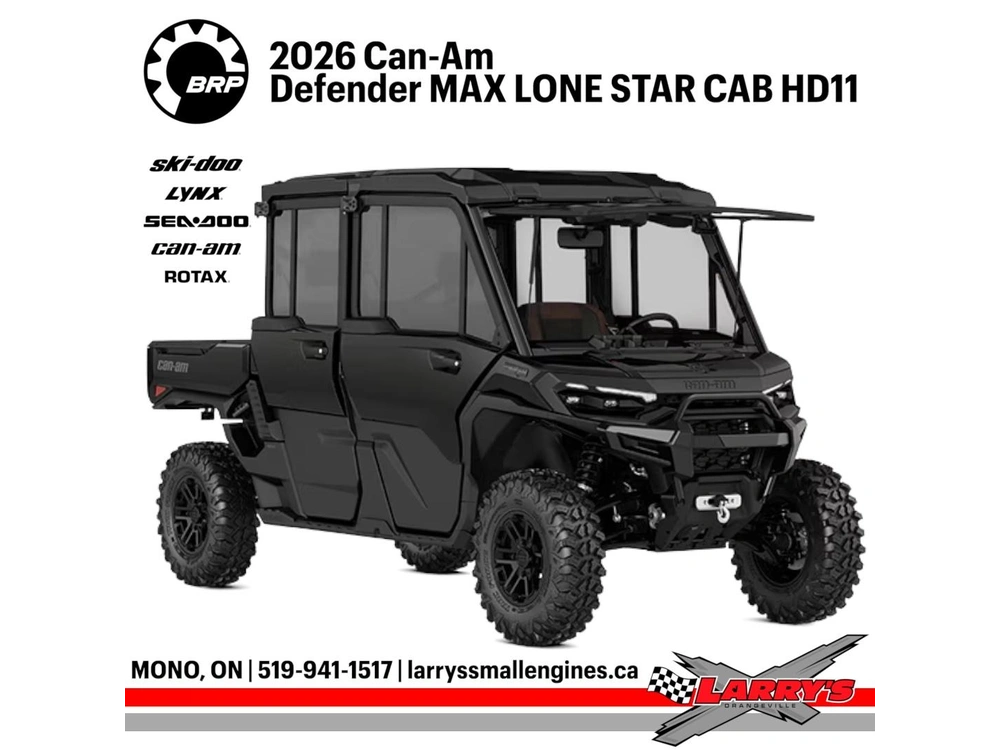 2026 Can-am Defender Max Lone Star Cab Hd11 6lta alt
