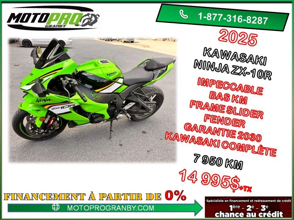 2025 Kawasaki Ninja Zx-10r Ninja Zx-10r Zx10r Zx 10r Bas Km Krt alt