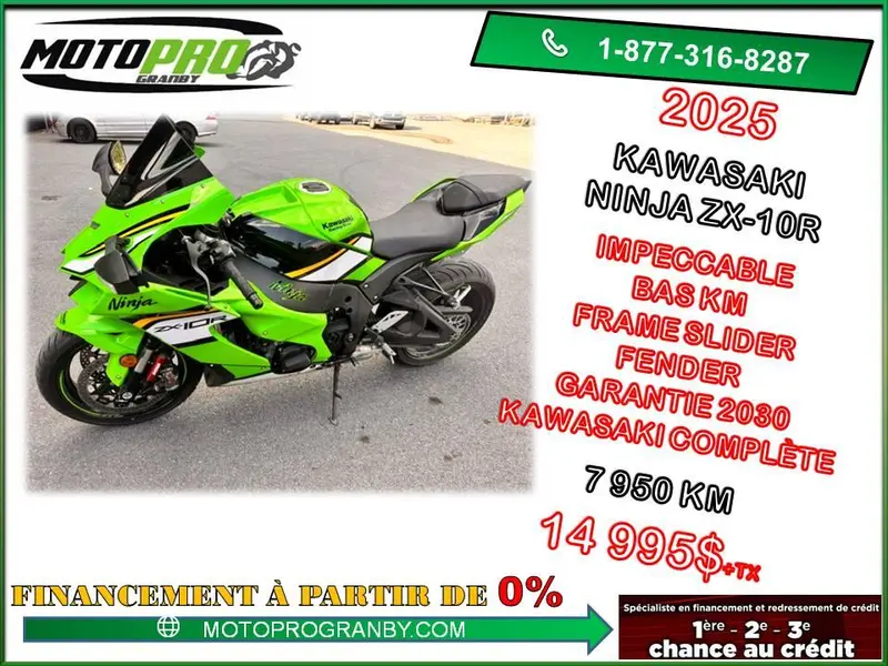2025 Kawasaki Ninja Zx-10r Ninja Zx-10r Zx10r Zx 10r Bas Km Krt alt