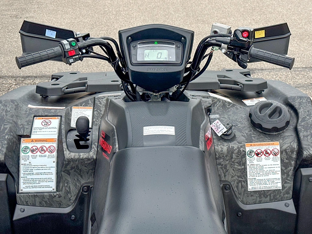 2026 Suzuki King Quad 500 Xpz - Cast Carbon, Mag Wheels alt