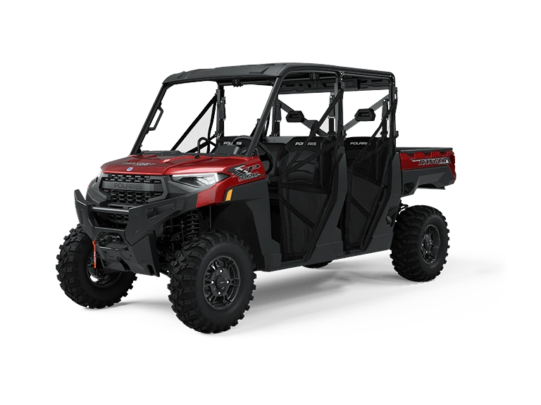 Polaris Ranger Crew Xp 1000 Premium Rouge Coucher De Soleil 2025 alt