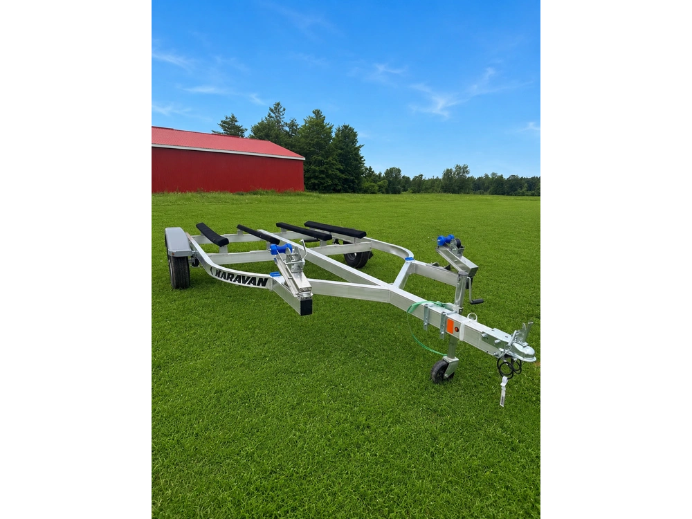 2026 Karavan Trailers Double Watercraft Aluminum Trailer W/ Step Fender Wca-2600-82-a alt