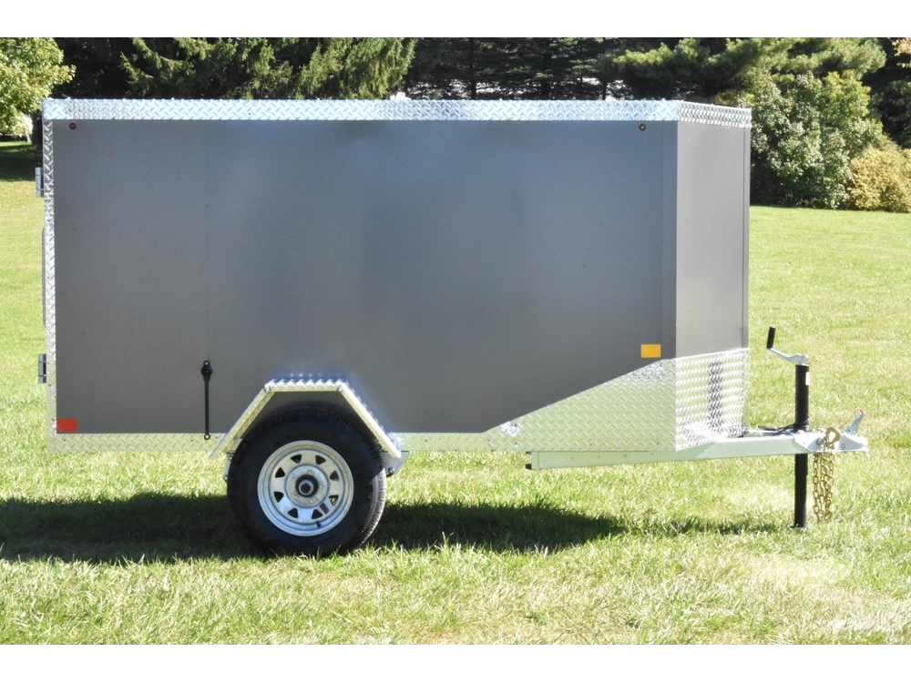 2026 Rhino Galvanized Enclosed 4' X 8' Sa alt