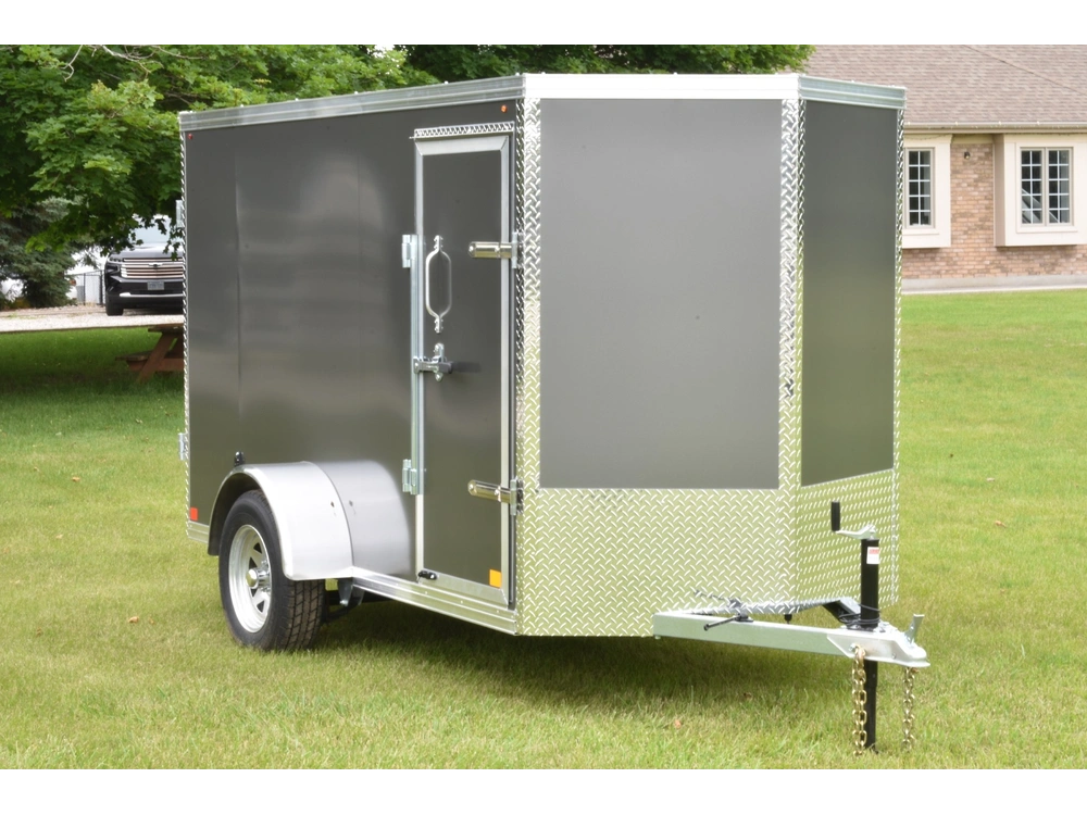 2026 Rhino Galvanized Enclosed 5' X 10' Single Axle (double Door) alt