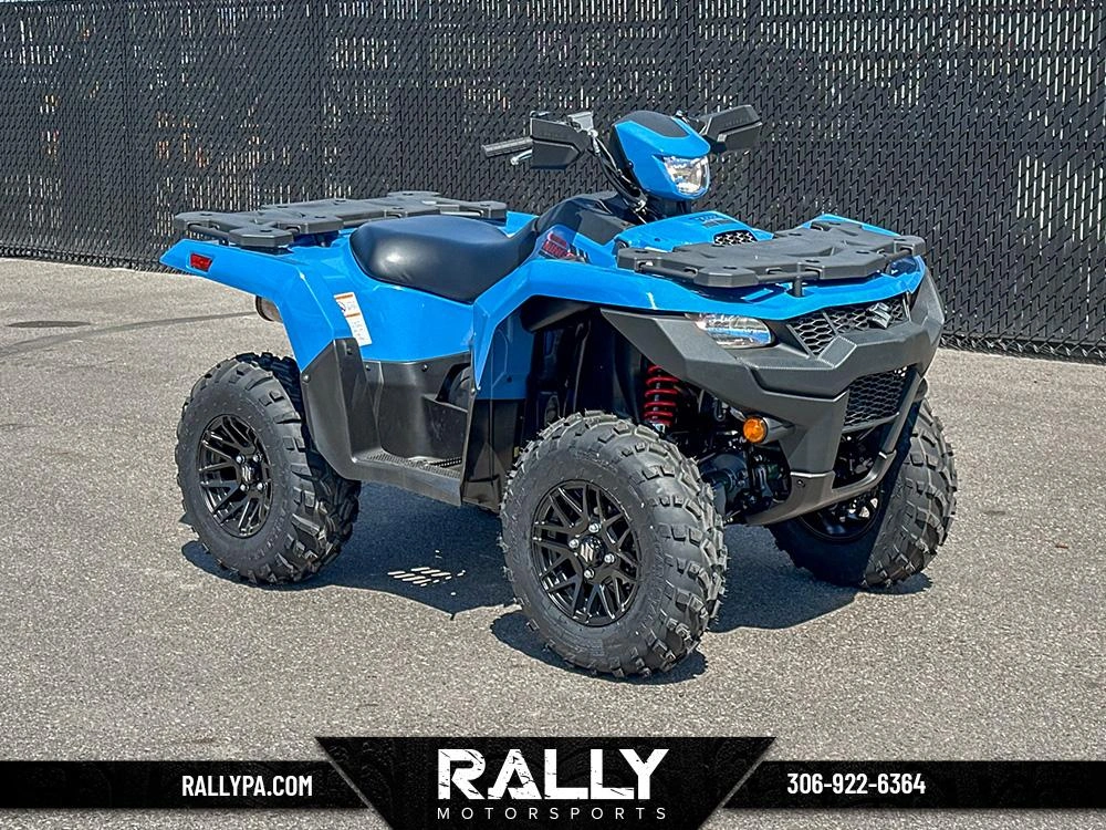 2026 Suzuki King Quad 500 Xpz - Armoured Blue Grey, Mag Wheels alt