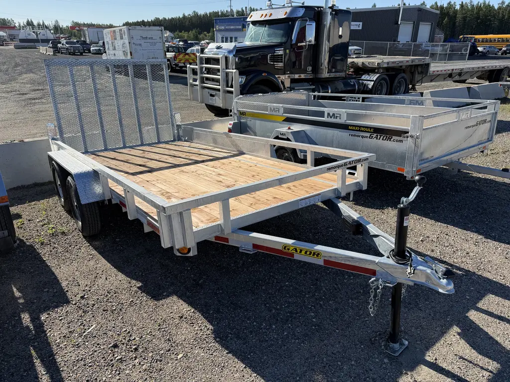Gator TRAILER,UTL,69"X144"',GALV,REAR RAMP,W/SIDES,DUAL AXLE  2026