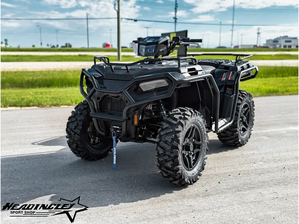 2026 Polaris Sportsman 570 Trail // Onyx Black - w/ Rear Bumper, Rack Extender & Body Armor
